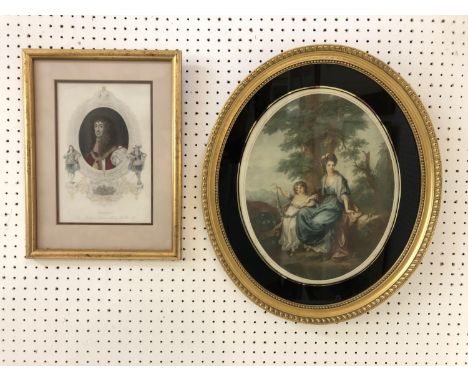 Two Gilt Framed Prints to Include: 'Charles II from a painting in Bridewell Hall by Sir Peter Lely', and After Thomas Burke -