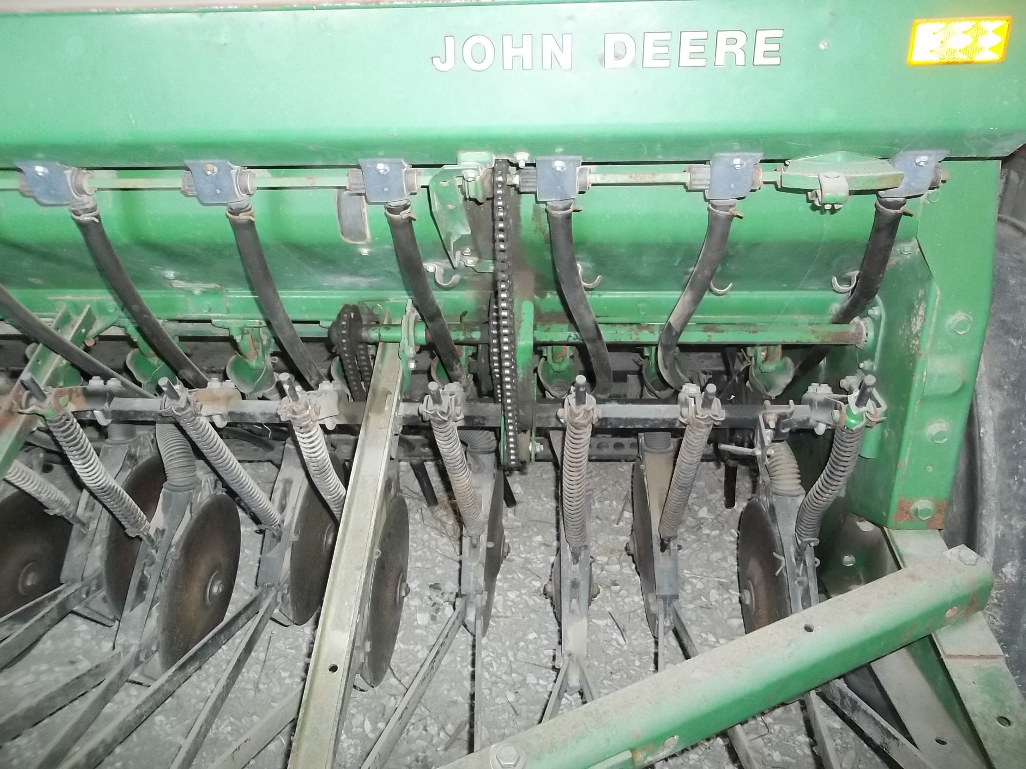 John Deere 8300 13' Grain Drill, double disc openers, press wheels