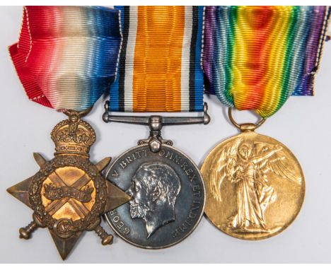 Three: 1914-15 star, BWM, Victory (2/746 2/Lt L.R. Gubbins N.Z.E.F) NEF. Note: Launcelot Russell Gubbins, born in Peru and ra