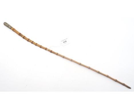 A WW1 Royal Flying Corps bamboo swagger stick, approx. 66cm in length Condition Report:Available upon request
