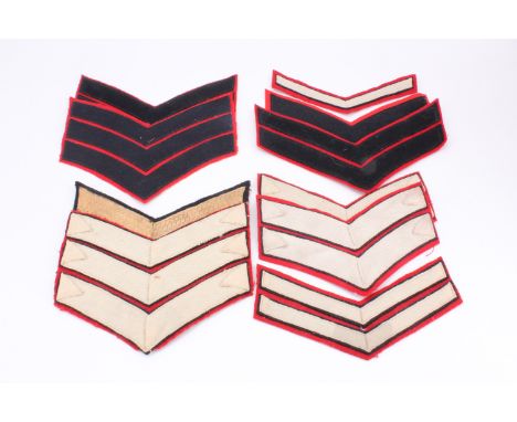 A quantity of Guards / army dress rank strips