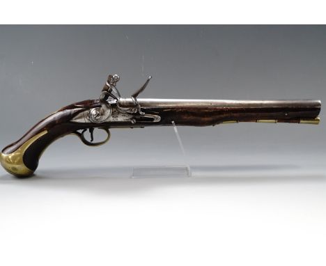 A George III Ordnance 1777 Land Pattern pistol, the barrel engraved "3rd D GDS"