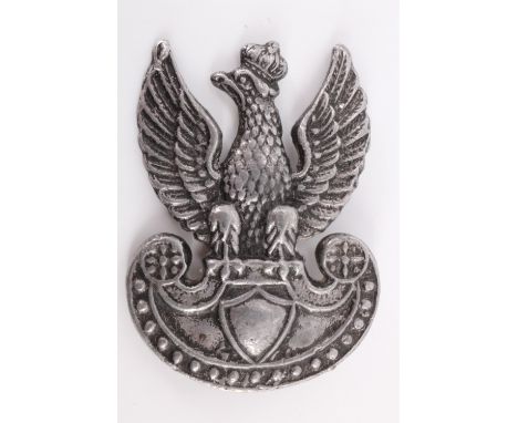 A Free Polish army cast lead cap badge, 41 mm