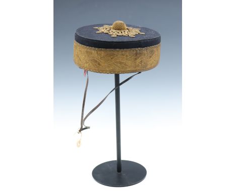 A late Victorian / Edwardian army officer's pill box cap