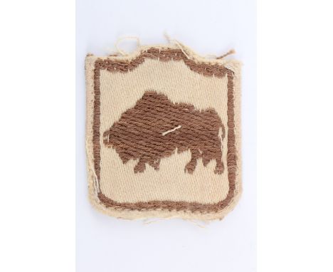 A Free Polish army 5th Kresowa Division woven formation sign