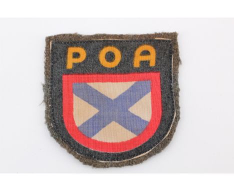 A German Third Reich ROA / Russian Liberation Army arm badge
