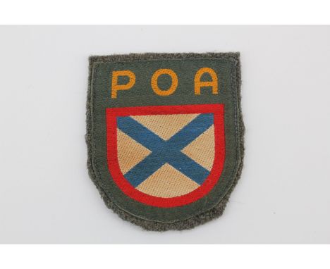 A German Third Reich ROA / Russian Liberation Army arm badge