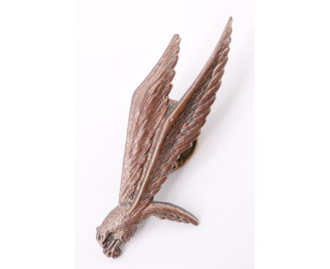 A Free Polish Army paratroops badge, numbered 5993 [Michalski Wladyslaw], the back plate by Kirkwood of Edinburgh 