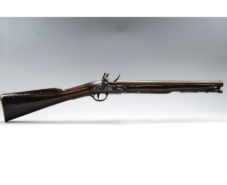 [ King's German Legion ] A George III Paget flintlock cavalry carbine, its butt plate tang engraved "2 HUSAR, K. G. L., H / 1
