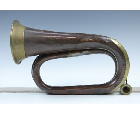 An early 20th Century Indian army bugle