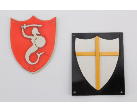 Free Polish Army 2nd Polish Corps and 8th army plastic formation signs
