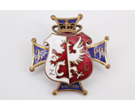 A Polish army breast bade