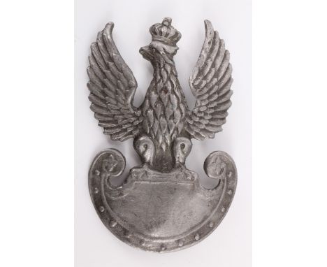 A Free Polish army cast lead cap badge, 53 mm