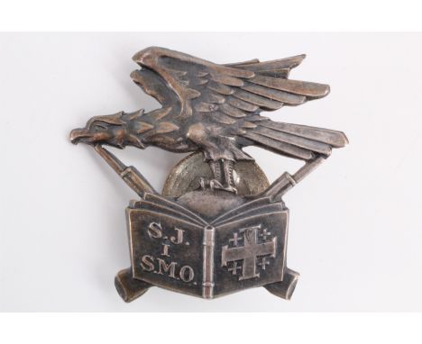 A Free Polish Army in the Middle East Junior Military Schools badge by Rubin of Tel Aviv