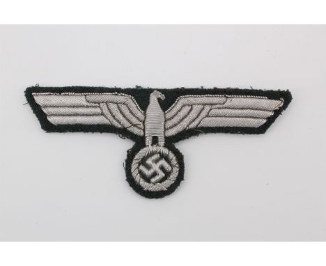 A German Third Reich army officer's tunic national emblem