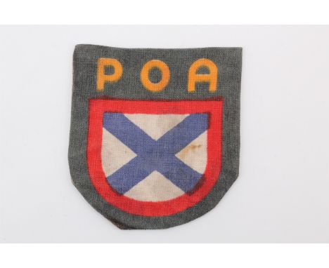 A German Third Reich ROA / Russian Liberation Army arm badge