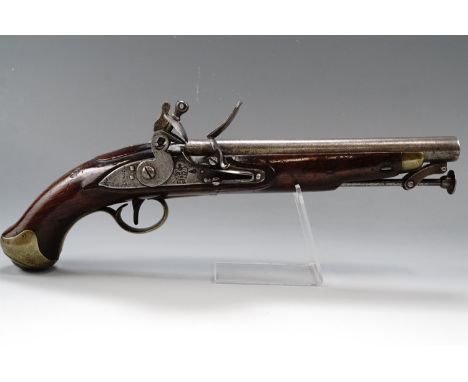 A George III Ordnance New Land Pattern flintlock light cavalry pistol 