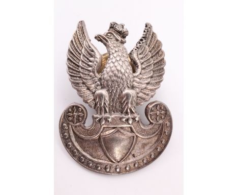 A Free Polish army nickel / electroplate cap badge, 40 mm