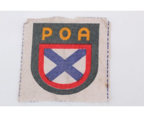 A German Third Reich ROA / Russian Liberation Army arm badge