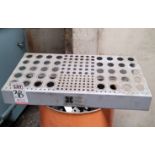 TRUE POSITION CNC ORGANIZER, MODEL 102-40, HOLDS (40) 40-TAPER TOOL HOLDERS AND COLLETS