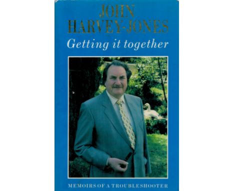 John Harvey-Jones signed Getting It Together' hardback memoirs of the famous 1980's businessman. Good condition. All autograp