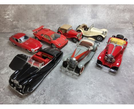 Franklin Mint including a 1:24 scale 1947 Bentley Mark VI with Franay Coachwork, black, red interior, separate black hood &am