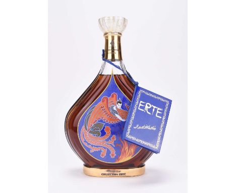 Courvoisier Cognac, Erté collectionNo.3 distillation design, with presentation box, booklet and certificate, No.G6915, 75cl 4