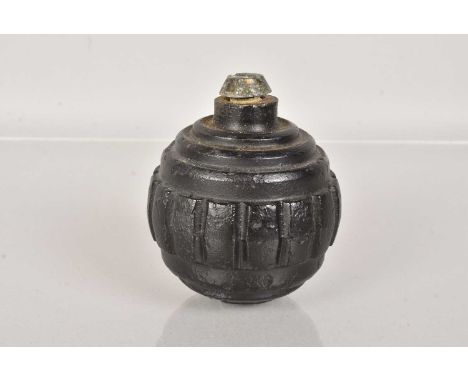 An Inert WWI German Model 1915 Kugel Hand Grenade, 652g, 18+ TO PURCHASE, FACE TO FACE COLLECTION OR PACK ONLY SERVICE, BUYER
