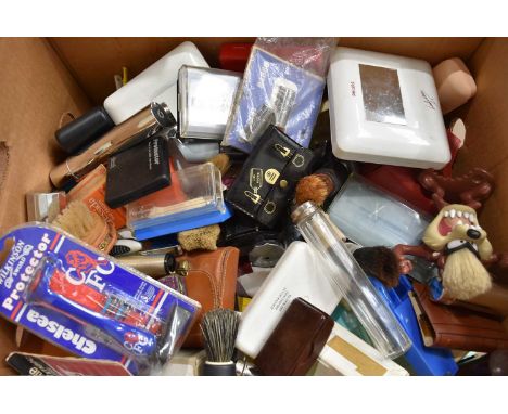 An extensive collection of various Shaving Equipment, Ladies and Gents, including Razors, Shavers, Shaving Brushes, Mirrors, 