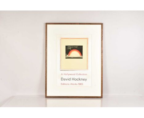 David Hockney (B.1937), Hollywood Bowl Calif', 1965, signed and dated David Hockney '66' in pencil, to the lower right, 41cm 