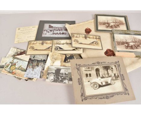 Photographs and Ephemera of Early 2Oth Century Russian Interest (Qty), mainly snapshot photographs, some dated 1916, Moscow, 