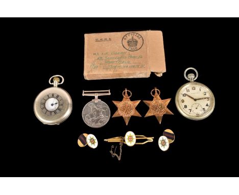 A WWII1st Battalion Coldstream Guard group, awarded to Lance Corporal L.R Boden, comprising War medal, 1939-45 Star and Franc