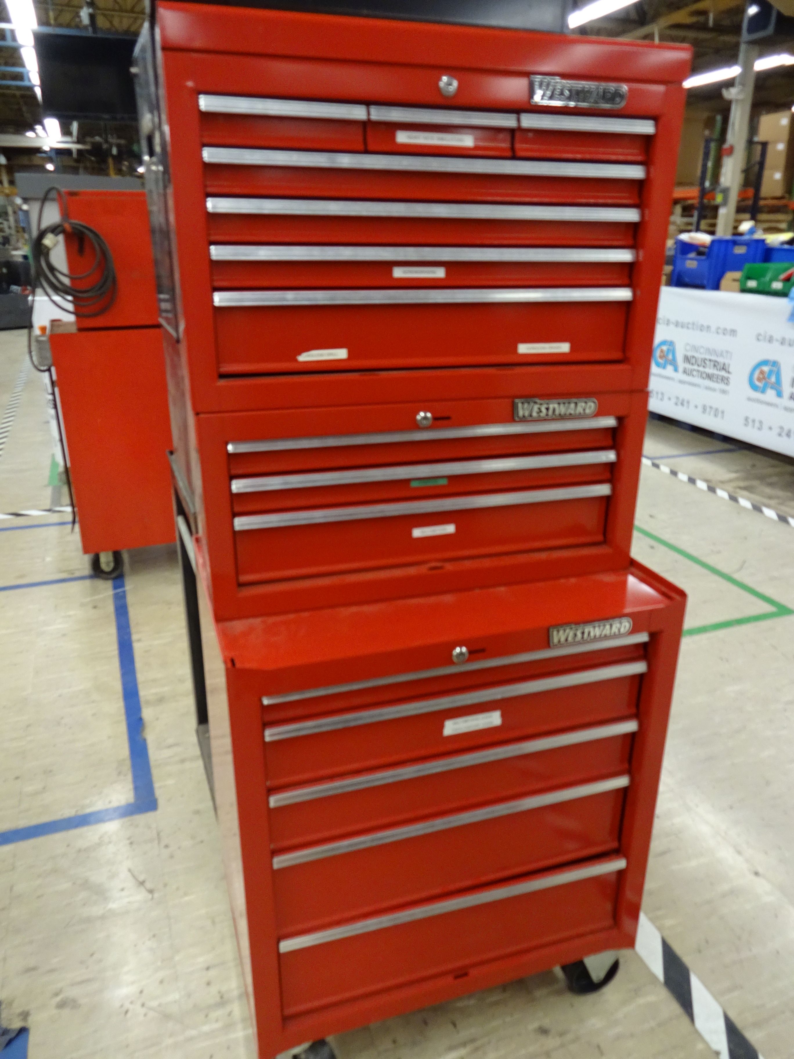 15DRAWER WESTWARD MECHANICS TOOL BOX WITH TOOLS