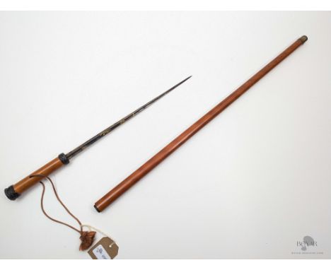 A HIGH QUALITY GEORGIAN BLUE AND GILT SWORDSTICK, LATE 18TH / EARLY 19TH CENTURY.
We offer in-house international shipping fo