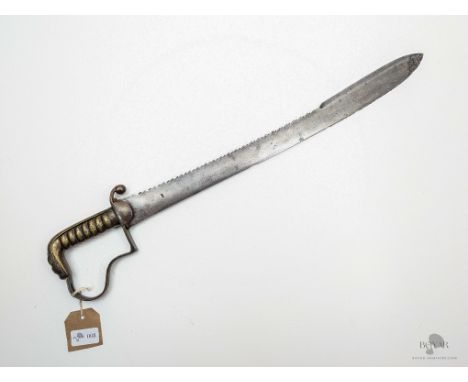 A GEORGIAN SAWBACK SIDEARM, MARKED HUDLEY; B 57; MARK OF ORDNANCE.
We offer in-house international shipping for all items - y