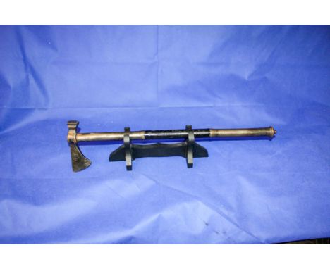 AN 18TH CENTURY BATTLE AXE, POSSIBLY BALKAN OR HUNGARIAN
We offer in-house international shipping for all items - you will re