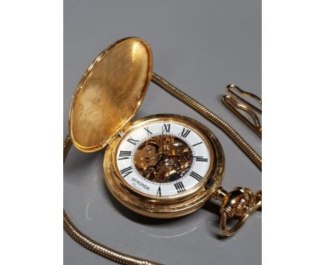JULIETTE ADEY SEKONDA POCKET WATCH ON CHAIN IN WORKING ORDER