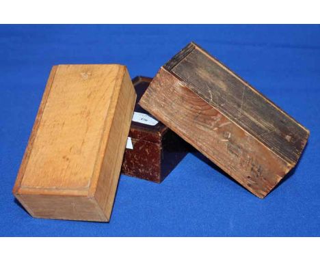 COLLECTION OF CHESS GAMING PIECES IN THREE WOODEN BOXES 