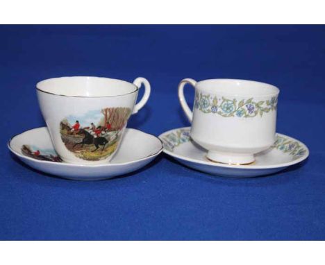 PARAGON 'PANDORA' TEA SERVICE
comprising six cups, six saucers, six side plates, sugar and cream; together with another tea s