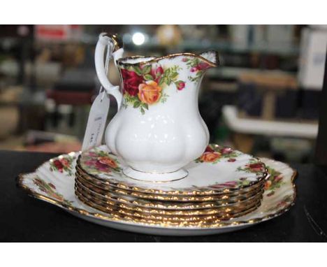 ROYAL ALBERT OLD COUNTRY ROSES PATTERN TEA SERVICE