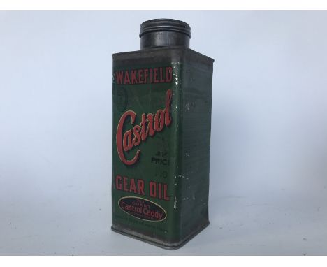 A Wakefield Castrol Gear Oil quart Castrol caddy.