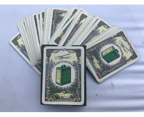A boxed group of Pratts Perfection Spirit playing cards. 