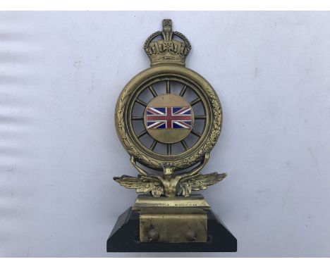 A good and rare Royal Automobile Club badge stamped B350.