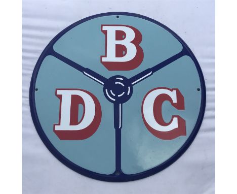 A Bedford Driver's Club circular enamel sign, in excellent condition, 16" diameter.