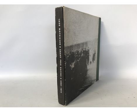 Grand Prix Racing 1906-1940 by T.A.S.O. Mathieson, published by Connaisseur Automobile 1965.