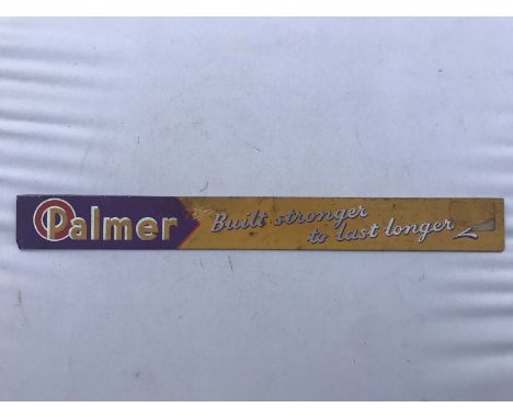A Palmer 'Built Stronger to Last Longer' rectangular shelf strip. 