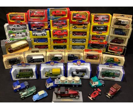 Toys - diecast models, comprising Bburago, Corgi, Lledo Days Gone, Maisto etc (quantity) 