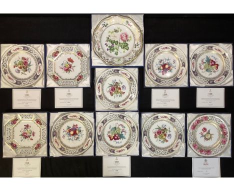 A Spode Compton &amp; Woodhouse collector's plate, The 50th Anniversary Coronation Plate, dated 2003, boxed; other Spode cabi