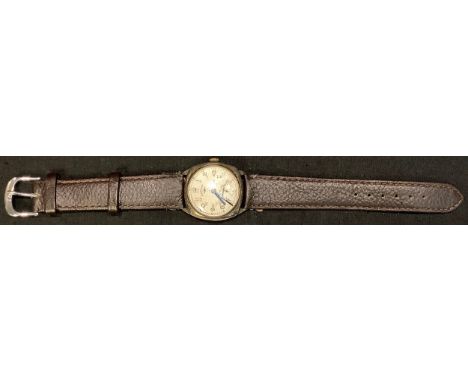 A vintage silver Rotary wristwatch 