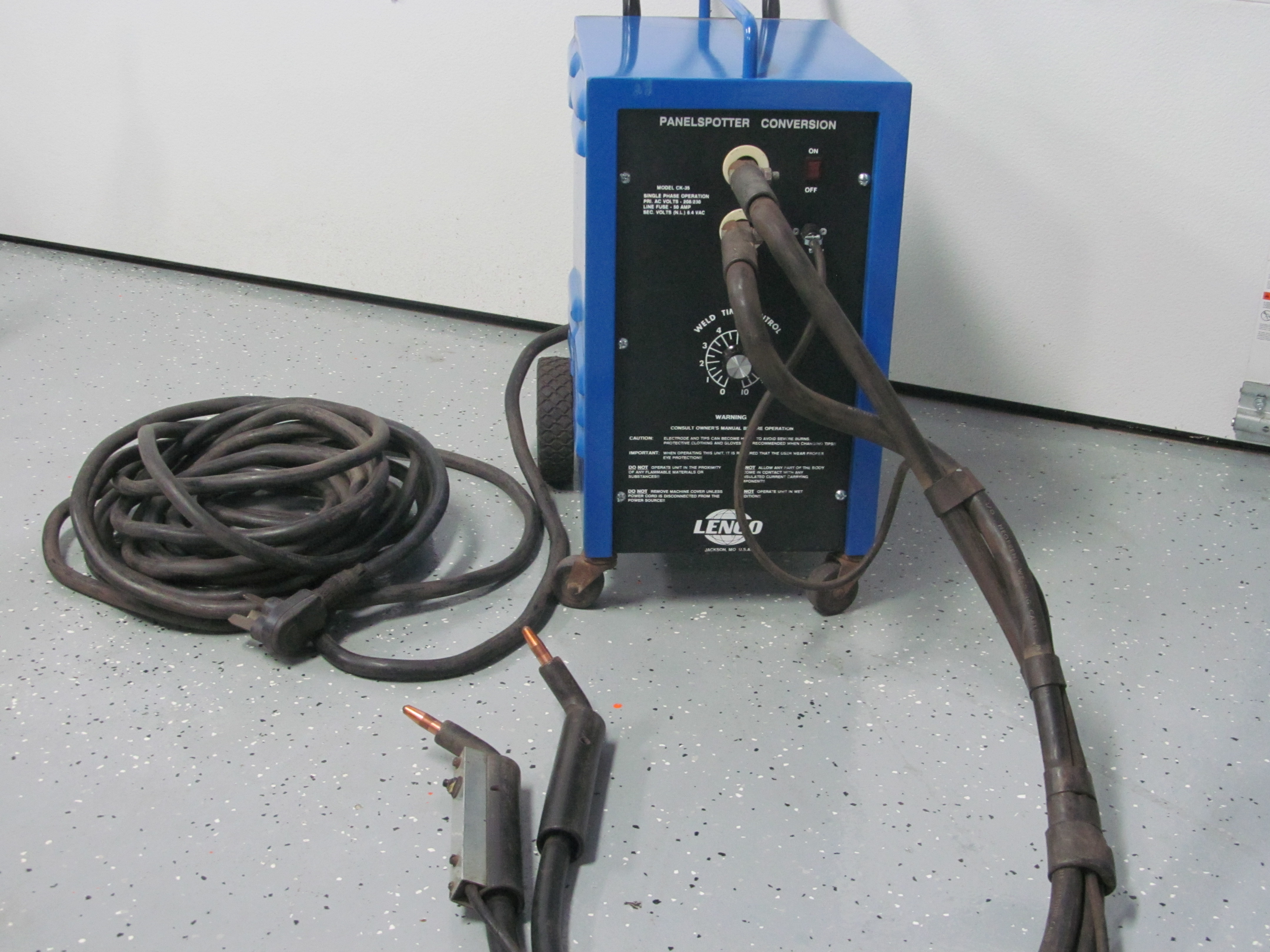 Lenco Panel Spot Welder, CK35, Updated Controls, Good Condition